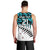 (Custom Text And Number) New Zealand Cricket Men Tank Top Black Cap Sporty Style No2 LT9 - Polynesian Pride