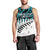 (Custom Text And Number) New Zealand Cricket Men Tank Top Black Cap Sporty Style No2 LT9 - Polynesian Pride