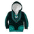 African Dashiki Kid Hoodie With Polynesian Pattern - Teal LT9 - Polynesian Pride