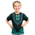 African Dashiki Kid T Shirt With Polynesian Pattern - Teal LT9 Teal - Polynesian Pride