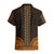 African Dashiki Hawaiian Shirt With Polynesian Pattern - Gold LT9 - Polynesian Pride