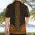 African Dashiki Hawaiian Shirt With Polynesian Pattern - Gold LT9 - Polynesian Pride