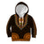 African Dashiki Kid Hoodie With Polynesian Pattern - Gold LT9 Gold - Polynesian Pride