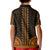 African Dashiki Kid Polo Shirt With Polynesian Pattern - Gold LT9 - Polynesian Pride