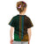 African Dashiki Kid T Shirt With Polynesian Pattern - Half Green and Gold LT9 - Polynesian Pride