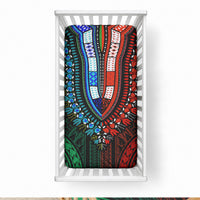 African Dashiki With Polynesian Pattern Green Red Baby Bed Cover LT9 28 × 52 in Green and Red - Polynesian Pride