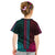 African Dashiki Kid T Shirt With Polynesian Pattern - Half Teal and Pink LT9 - Polynesian Pride