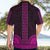 African Dashiki Hawaiian Shirt With Polynesian Pattern - Pink LT9 - Polynesian Pride