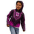 African Dashiki Kid Hoodie With Polynesian Pattern - Pink LT9 - Polynesian Pride