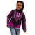 African Dashiki Kid Hoodie With Polynesian Pattern - Pink LT9 - Polynesian Pride