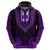 African Dashiki Hoodie With Polynesian Pattern Purple LT9 - Polynesian Pride