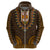 African Dashiki Hoodie With Tapa Pattern Gold LT9 - Polynesian Pride