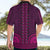 African Dashiki Hawaiian Shirt With Tapa Pattern - Pink LT9 - Polynesian Pride