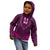 African Dashiki Kid Hoodie With Tapa Pattern - Pink LT9 - Polynesian Pride