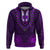 African Dashiki Hoodie With Tapa Pattern Purple LT9 Pullover Hoodie Purple - Polynesian Pride