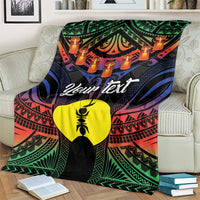 Personalised New Caledonia All Saints Day Blanket Candle Light with Polynesian Style LT9 - Polynesian Pride