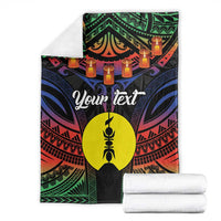 Personalised New Caledonia All Saints Day Blanket Candle Light with Polynesian Style LT9 - Polynesian Pride