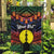 Personalised New Caledonia All Saints Day Garden Flag Candle Light with Polynesian Style