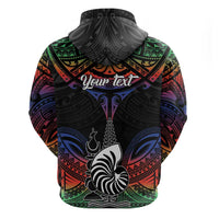 Personalised New Caledonia All Saints Day Hoodie Candle Light with Polynesian Style LT9 - Polynesian Pride