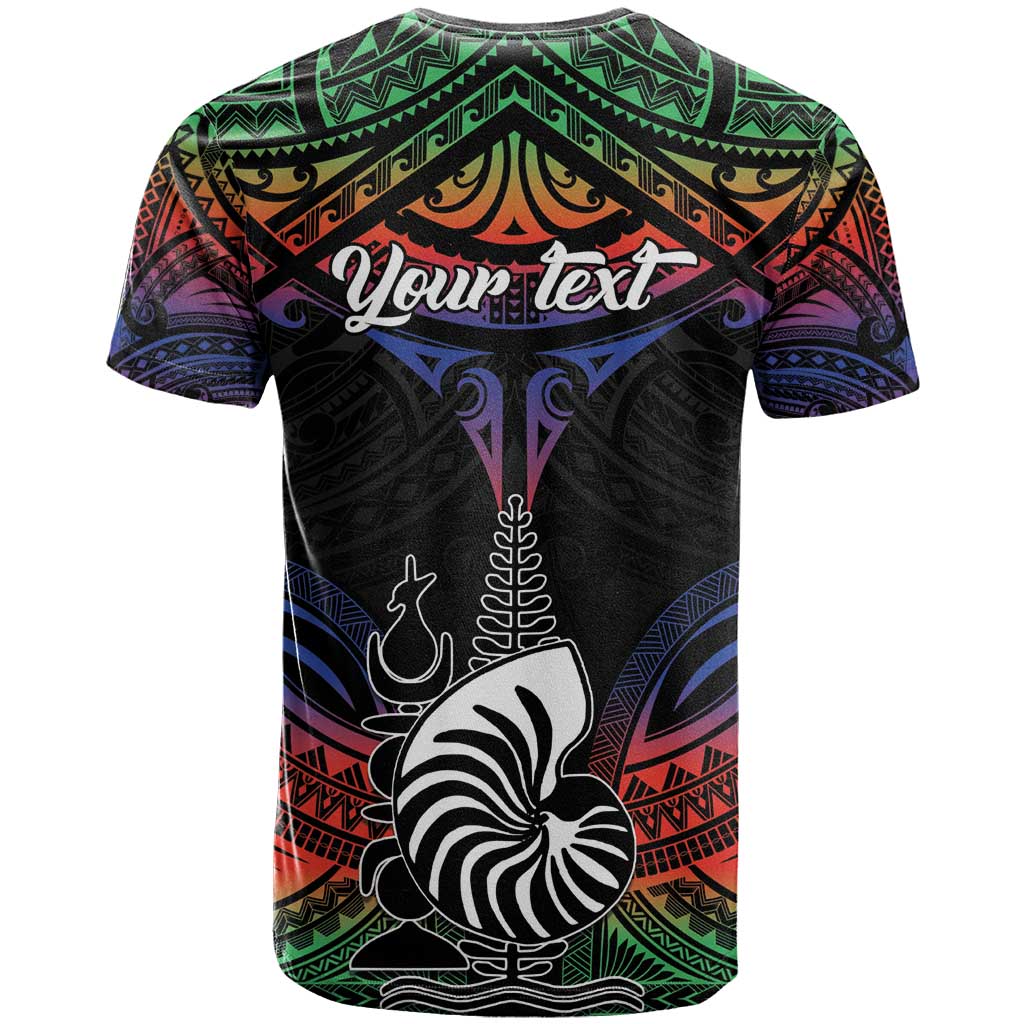 Personalised New Caledonia All Saints Day T Shirt Candle Light with Polynesian Style LT9 - Polynesian Pride