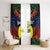 Personalised New Caledonia All Saints Day Window Curtain Candle Light with Polynesian Style