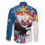 Personalized Filipino-American Family Matching Puletasi and Hawaiian Shirt The Eight-Rayed Sun with Bald Eagle