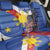 Personalized Filipino-American Back Car Seat Cover Philippines Coat Of Arms with Bald Eagle