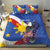 Personalized Filipino-American Bedding Set Philippines Coat Of Arms with Bald Eagle