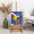 Personalized Filipino-American Canvas Wall Art Philippines Coat Of Arms with Bald Eagle