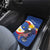 Personalized Filipino-American Car Mats Philippines Coat Of Arms with Bald Eagle