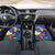 Personalized Filipino-American Car Mats Philippines Coat Of Arms with Bald Eagle