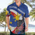 Personalized Filipino-American Hawaiian Shirt Philippines Coat Of Arms with Bald Eagle