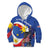 Personalized Filipino-American Kid Hoodie Philippines Coat Of Arms with Bald Eagle