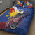 Personalized Filipino-American Quilt Bed Set Philippines Coat Of Arms with Bald Eagle