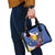 Personalized Filipino-American Shoulder Handbag Philippines Coat Of Arms with Bald Eagle