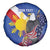 Personalized Filipino-American Spare Tire Cover Philippines Coat Of Arms with Bald Eagle