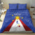 Personalized Pilipinas Eight-Rayed Sun Bedding Set Philippines Map With Polynesian Style