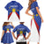 Personalized Pilipinas Eight-Rayed Sun Family Matching Short Sleeve Bodycon Dress and Hawaiian Shirt Philippines Map With Polynesian Style