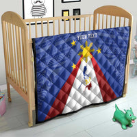 Personalized Pilipinas Eight-Rayed Sun Quilt Philippines Map With Polynesian Style LT9 - Polynesian Pride