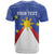 Personalized Pilipinas Eight-Rayed Sun T Shirt Philippines Map With Polynesian Style