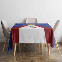 Personalized Pilipinas Eight-Rayed Sun Tablecloth Philippines Map With Polynesian Style LT9 - Polynesian Pride