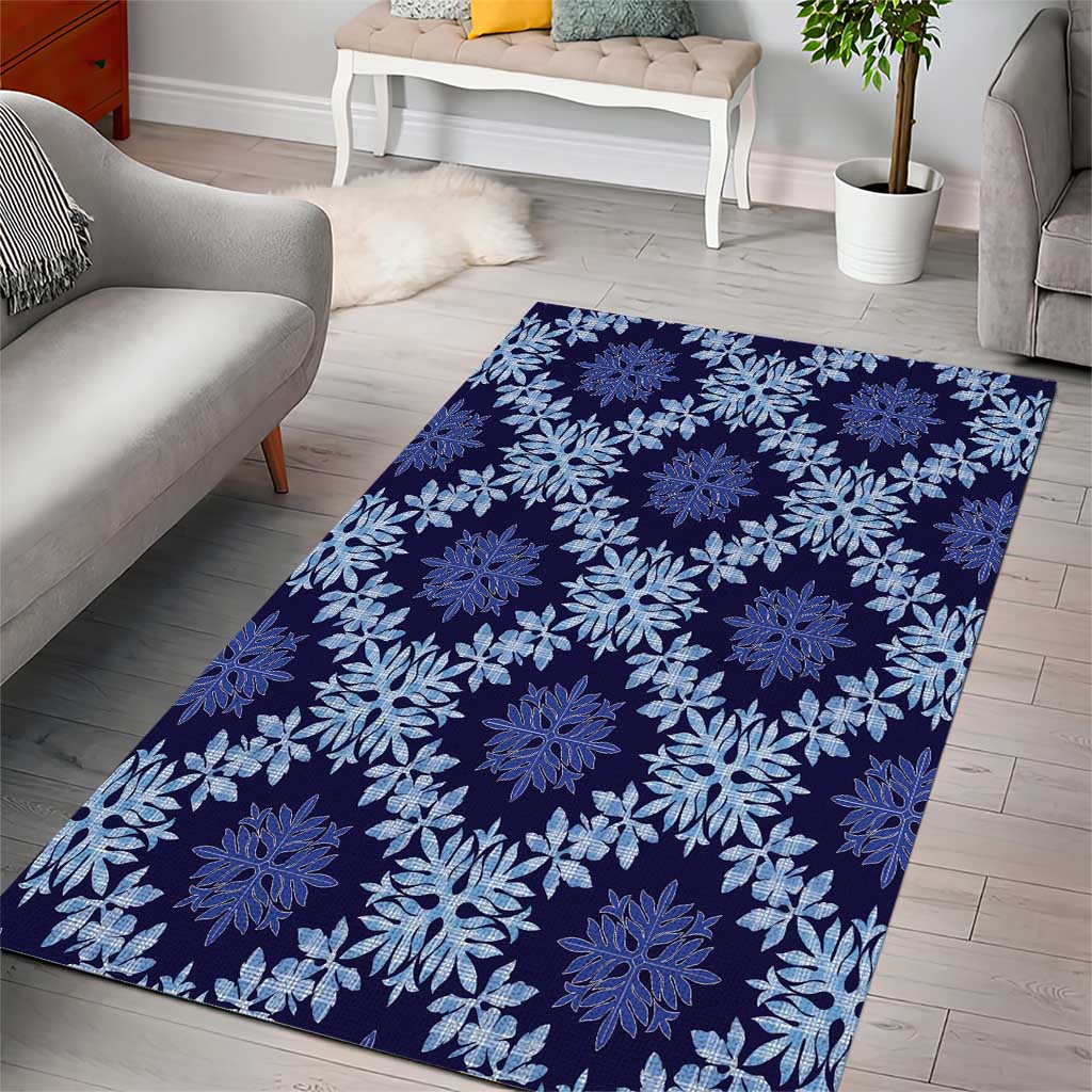 Palaka Hawaiian Quilt Seamless Pattern Area Rug LT9 - Polynesian Pride