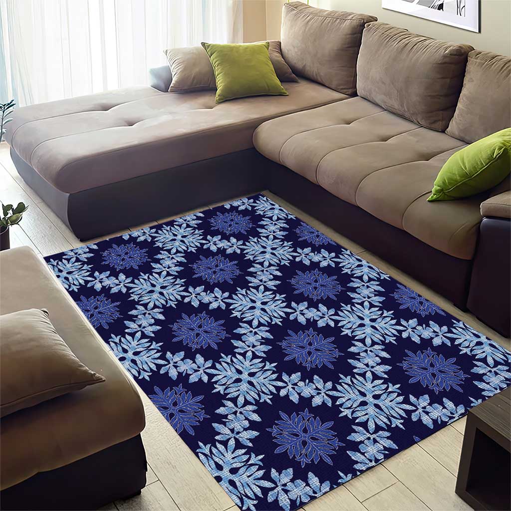 Palaka Hawaiian Quilt Seamless Pattern Area Rug LT9 - Polynesian Pride