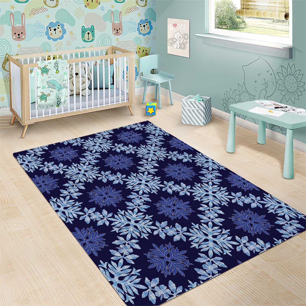 Palaka Hawaiian Quilt Seamless Pattern Area Rug LT9 - Polynesian Pride