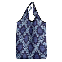 Palaka Hawaiian Quilt Seamless Pattern Grocery Bag LT9 - Polynesian Pride