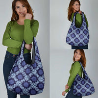 Palaka Hawaiian Quilt Seamless Pattern Grocery Bag LT9 - Polynesian Pride