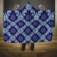 Palaka Hawaiian Quilt Seamless Pattern Hooded Blanket LT9 - Polynesian Pride