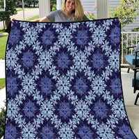 Palaka Hawaiian Quilt Seamless Pattern Quilt LT9 Blue - Polynesian Pride