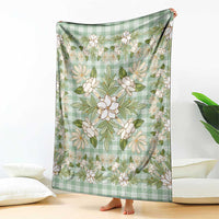 Squares Maile Leaf Blanket Turquoise Palaka Hawaiian Quilt Pattern LT9 - Polynesian Pride