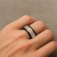 Squares Puakenikeni and Kalo Spinner Ring Pink Palaka Hawaiian Quilt Pattern LT9 - Polynesian Pride